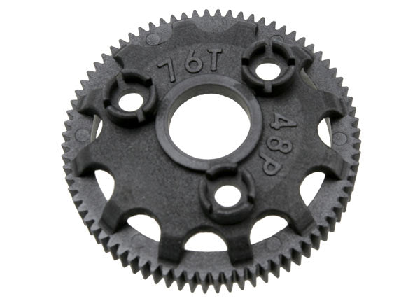 Traxxas 4676 48P Spur Gear 76T for Models with Torque Control Slipper Clutch