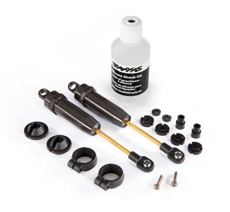 Traxxas 4761 Rear Hard Anodized Shocks without Springs
