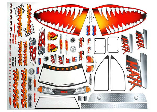 Traxxas 4913X T-MAXX Jaws Decals