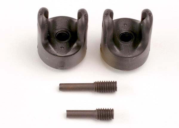 Traxxas 4927X Heavy Duty Transmission Output Yokes with Set Screw Yoke Pins for T-Maxx