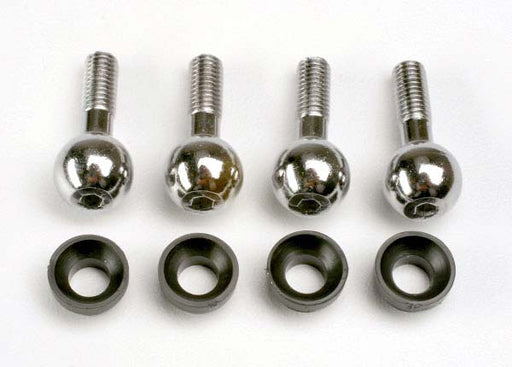 Traxxas 4933 Pivot Balls and Pivot Ball Caps 4 Each