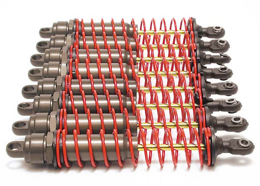 Traxxas 4962 XX-Long Big Bore Shocks with Red Springs 8 Pack