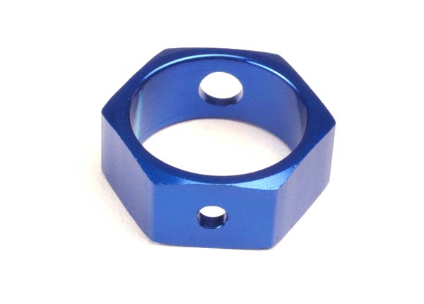 Traxxas 4966X Blue Aluminum Hex Brake Adapter for HD Shafts