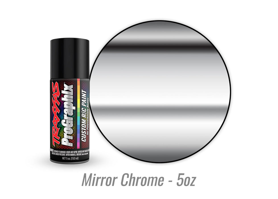 Traxxas 5046 Mirror Chrome RC Body Paint 5oz (Use 5044 Backer)