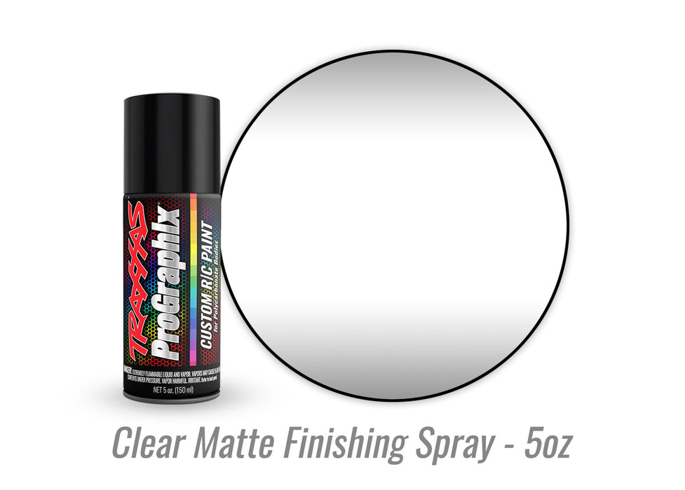 Traxxas 5047 Matt Finishing Spray RC Body Paint 5oz (Exterior Clear Coat)