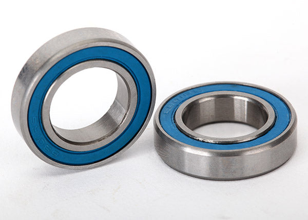 Traxxas 5101 12x21x5mm Blue Rubber Ball Bearing 2 Pack