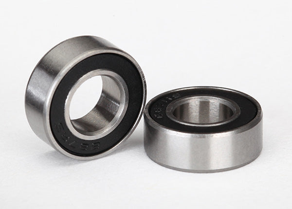 Traxxas 5103A 7x14x5mm Black Rubber Ball Bearing 2 pack