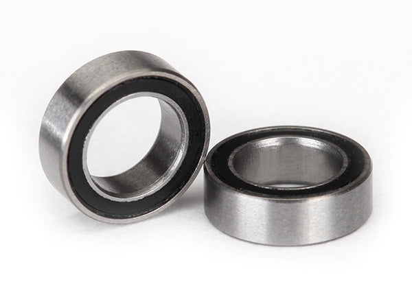 Traxxas 5114A Ball Bearings with Black Rubber 5x8x2.5mm 2 Pack
