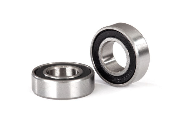 Traxxas 5118A Ball Bearings with Black Rubber 8x16x5mm 4 Pack
