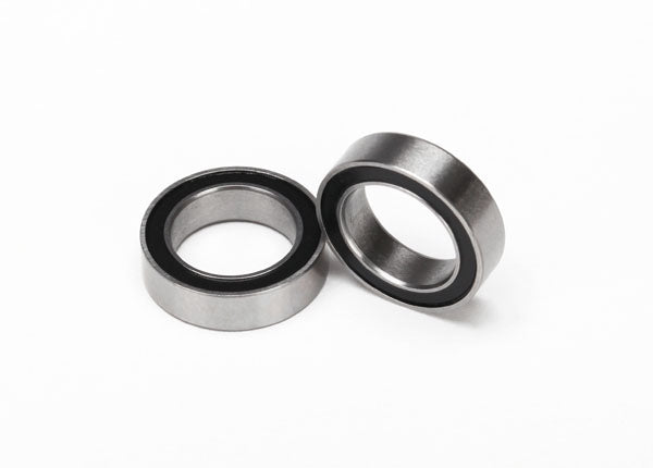 Traxxas 5119A Ball Bearings with Black Rubber 10x15x4mm 2 Pack