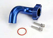 Traxxas 5287 Blue Anodized Aluminum Header for Nitro Rustler and Nitro Slash