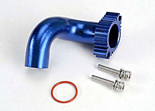 Traxxas 5287 Blue Anodized Aluminum Header for Nitro Rustler and Nitro Slash