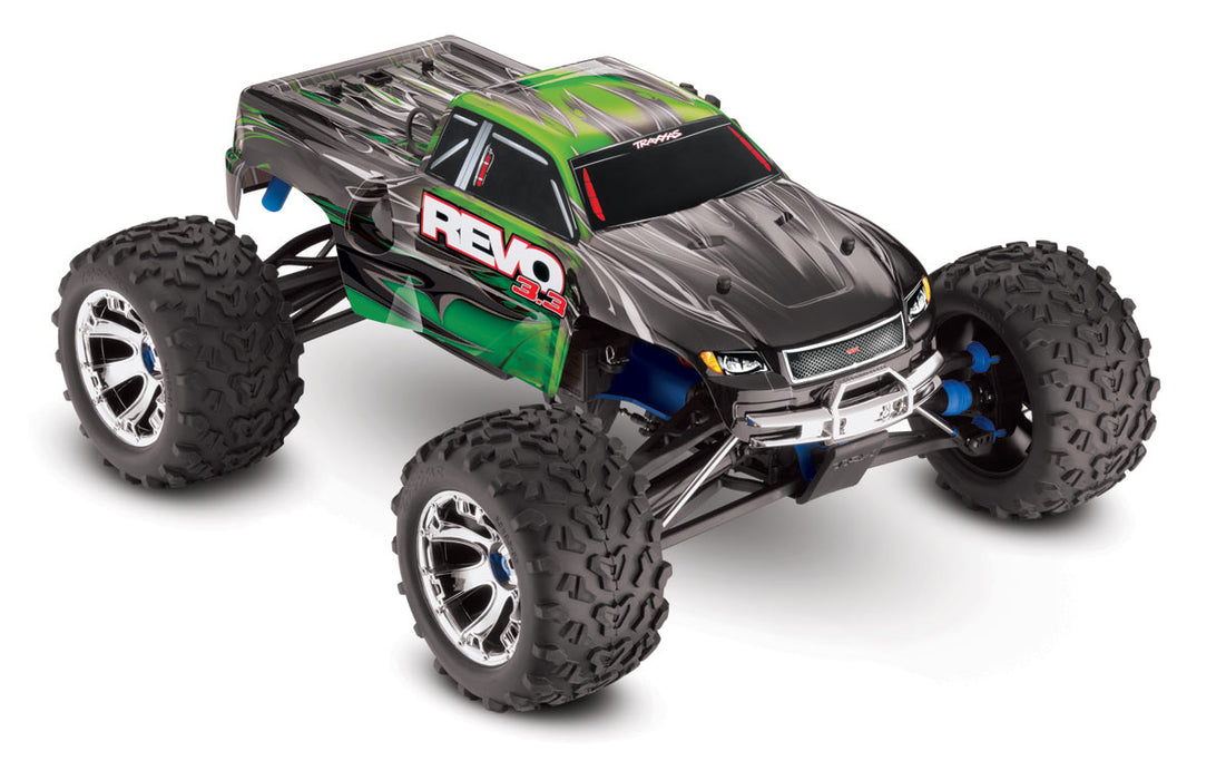 Traxxas 53097-3 1/10 REVO 3.3 Nitro Monster Truck Green