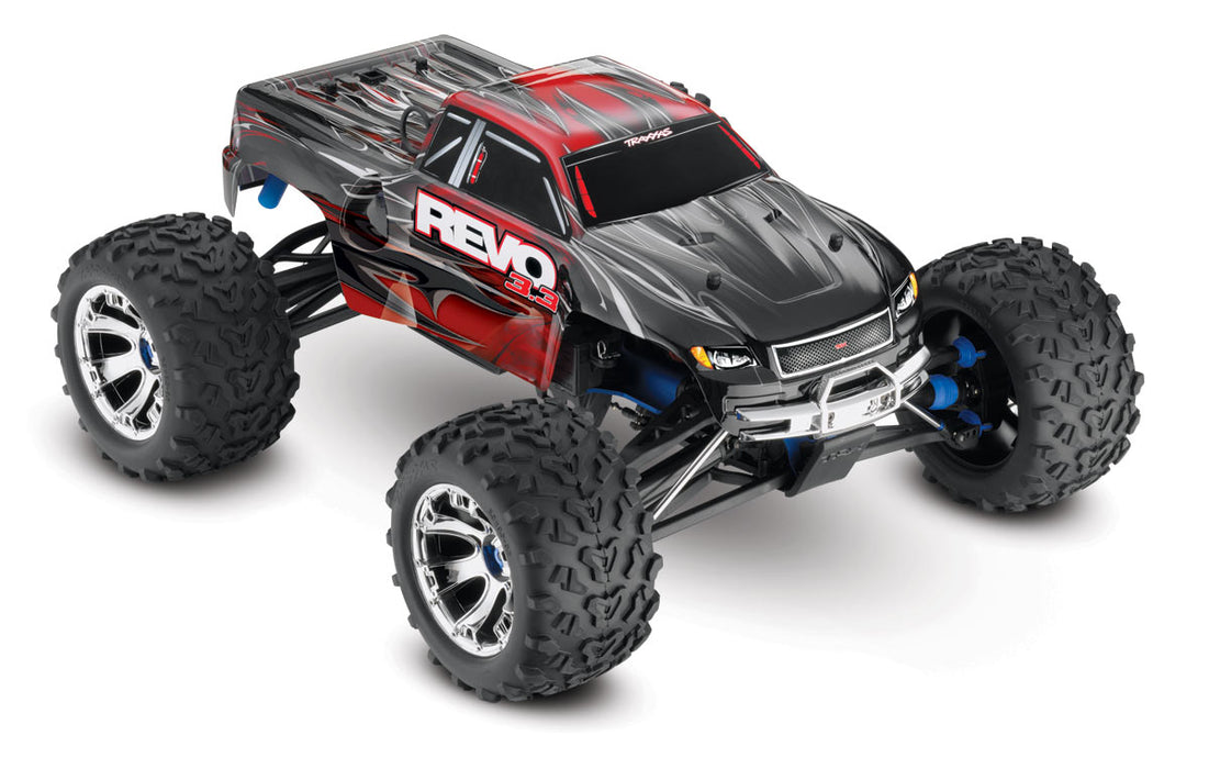 Traxxas 53097-3 1/10 REVO 3.3 Nitro Monster Truck Red