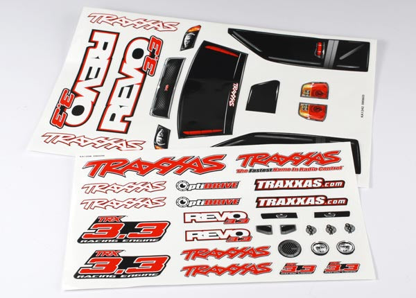 Traxxas 5313R Decal Sheet for Revo 3.3