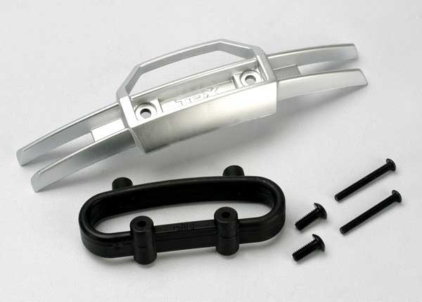 Traxxas 5335 Silver Front Bumper for Summit and E-Revo