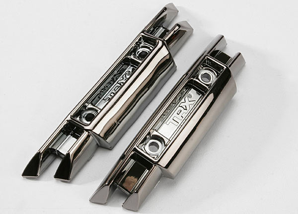 Traxxas 5335X Black Chrome Front and Rear Bumper for Revo and E-Revo 2.0