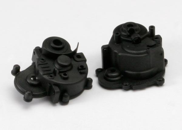 Traxxas 5391R Black Gearbox Halves for Slayer Pro 4x4 and Revo