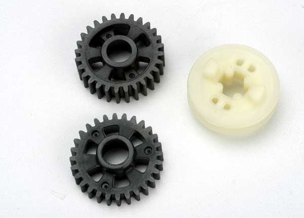 Traxxas 5395 Forward and Reverse Output Gears and Drive Dog Carrier for Revo