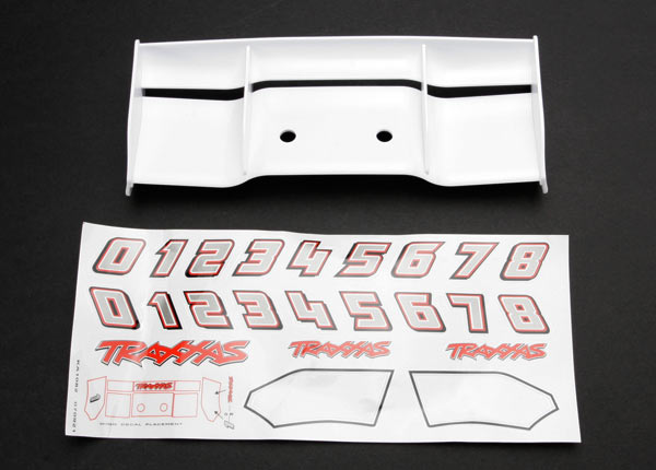 Traxxas 5412 Wing with Decal for 3.3 Revo