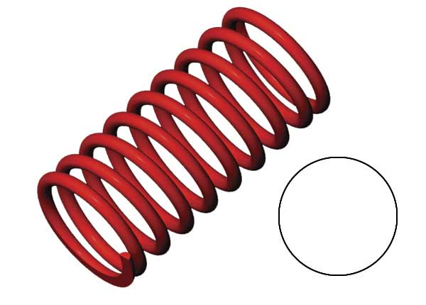 Traxxas 5436  Red GTR Shock Spring 2.9 Rate White