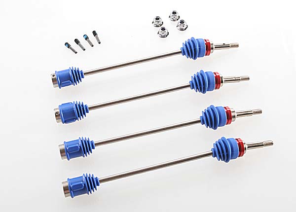 Traxxas 5451R Steel Constant Velocity Driveshafts for T-Maxx/Revo (4)