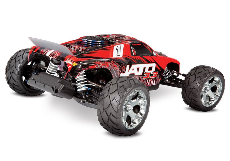 Traxxas 55077-3 1/10 2WD JATO 3.3 Nitro Stadium Truck Red and Black