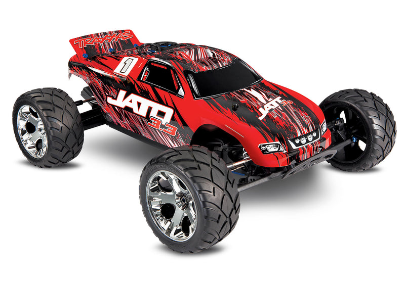 Traxxas 55077-3 1/10 2WD JATO 3.3 Nitro Stadium Truck Red and Black