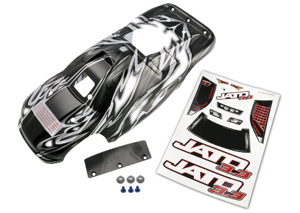 Traxxas 5511R Clear Body with ProGraphix for Jato 3.3
