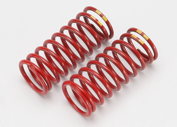 Traxxas 5648 Red GTR Long Shock Spring 4.9 Rate Double Yellow