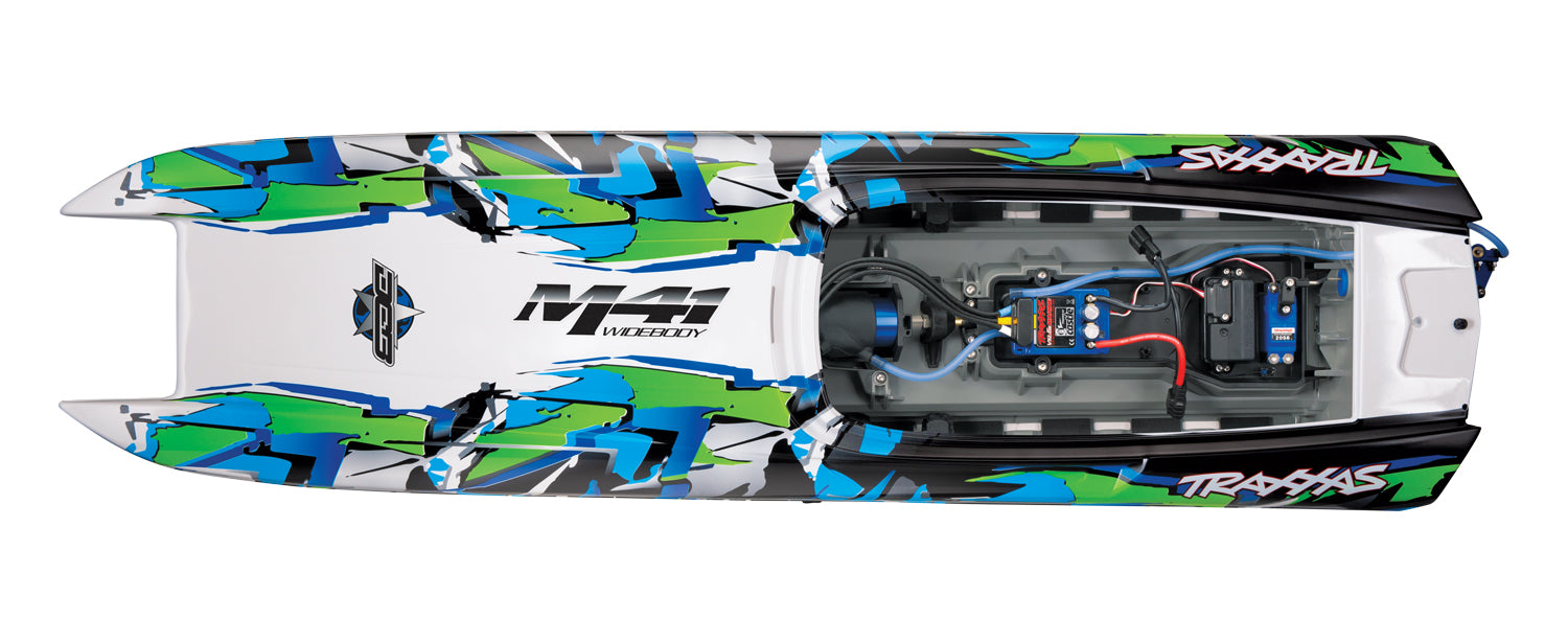 Traxxas 57046-4 DCB M41 Widebody Catamaran Electric Boat Green