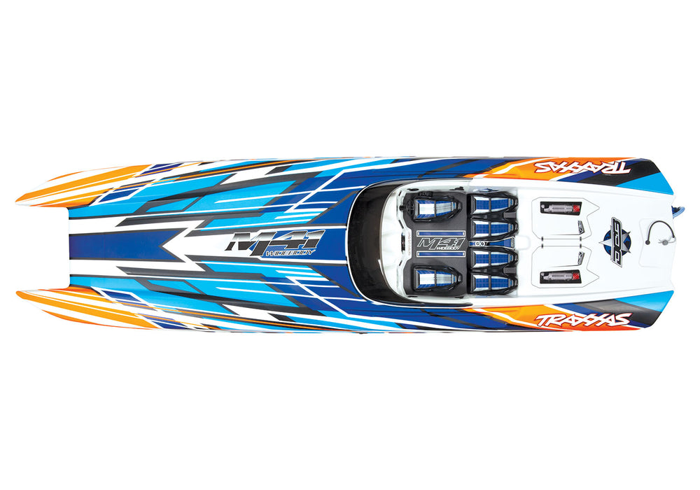 Traxxas 57046-4 DCB M41 Widebody Catamaran Electric Boat Orange X