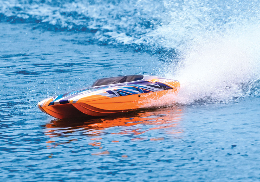 Traxxas 57046-4 DCB M41 Widebody Catamaran Electric Boat Orange X