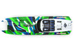 Traxxas 57046-4 DCB M41 Widebody Catamaran Electric Boat Green and Blue