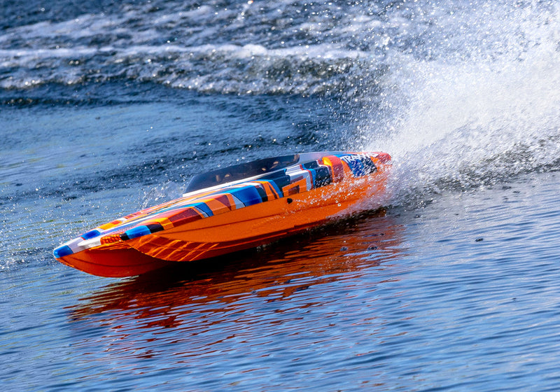 Traxxas 57046-4 DCB M41Widebody Catamaran Electric Boat Orange 2022
