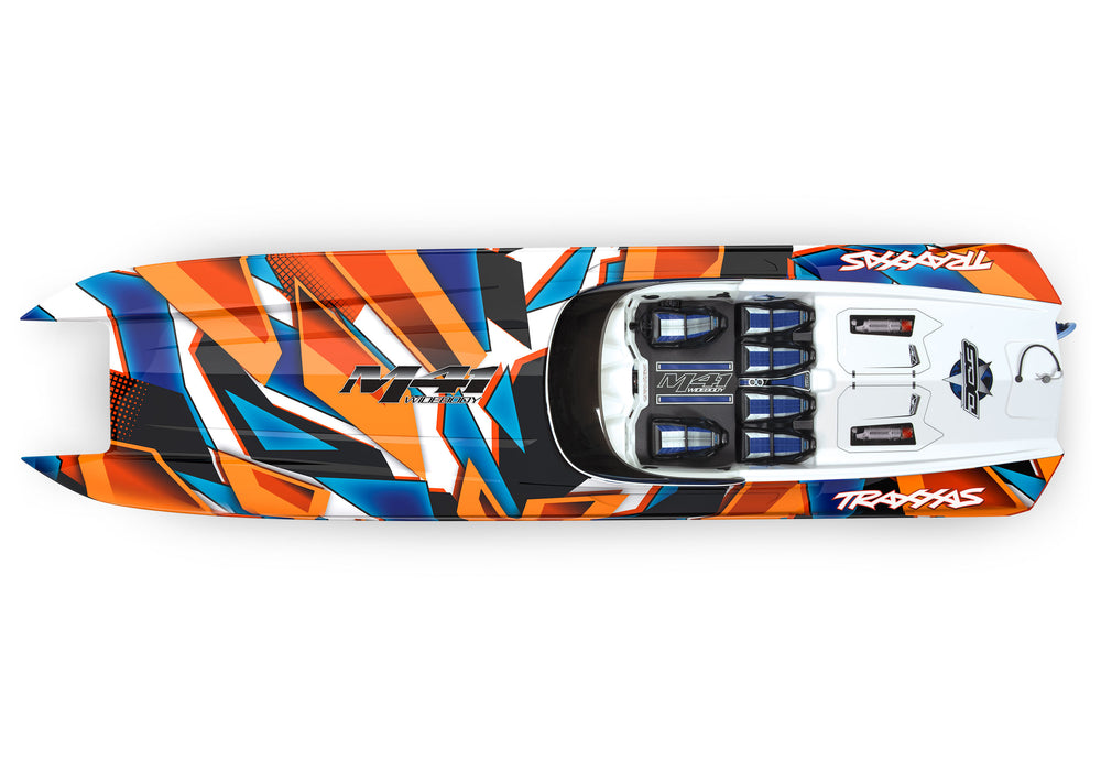 Traxxas 57046-4 DCB M41Widebody Catamaran Electric Boat Orange 2022