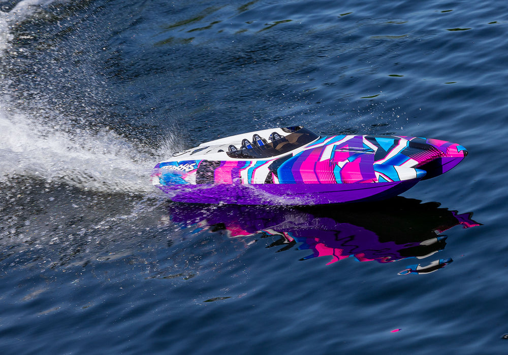 Traxxas 57046-4 DCB M41Widebody Catamaran Electric Boat Purple