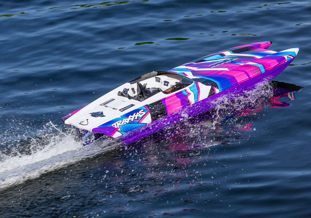 Traxxas 57046-4 DCB M41Widebody Catamaran Electric Boat Purple