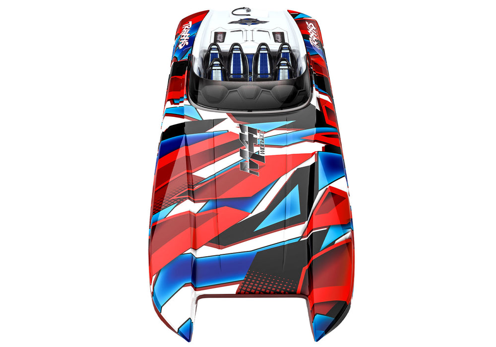 Traxxas 57046-4 DCB M41 Widebody Catamaran Electric Boat Red White Blue