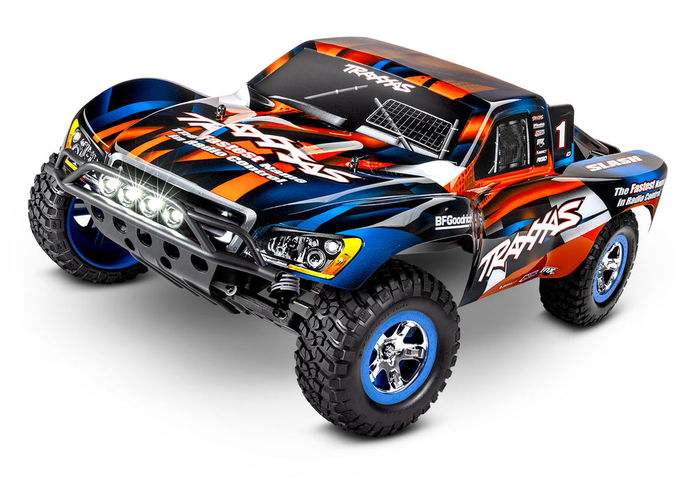 Traxxas 58034-61 1/10 XL-5 Brushed  2WD Slash Short Course Truck with LED Lights - Orange