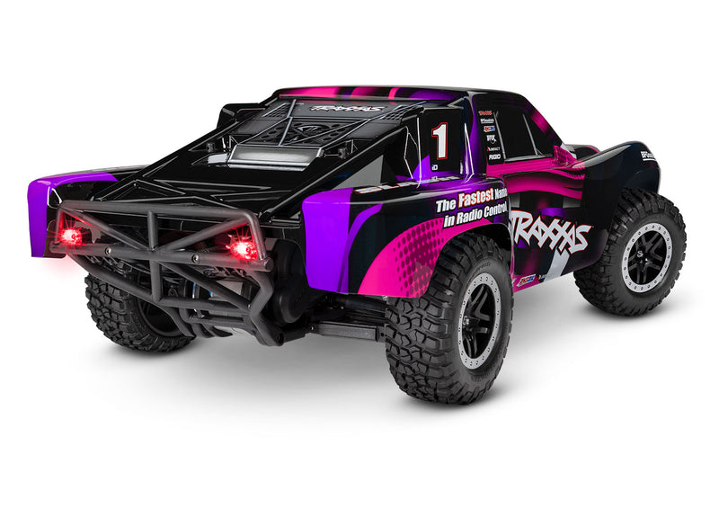 Traxxas 58034-61 1/10 XL-5 Brushed  2WD Slash Short Course Truck with LED Lights - Pink