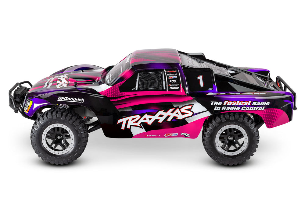 Traxxas 58034-61 1/10 XL-5 Brushed  2WD Slash Short Course Truck with LED Lights - Pink