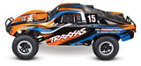 Traxxas 58076-4 Slash VXL Brushless 2WD 1/10 Scale Electric Short Course Truck Orange X