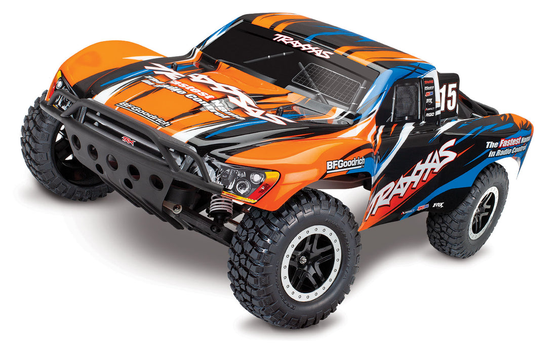Traxxas 58076-4 Slash VXL Brushless 2WD 1/10 Scale Electric Short Course Truck Orange X