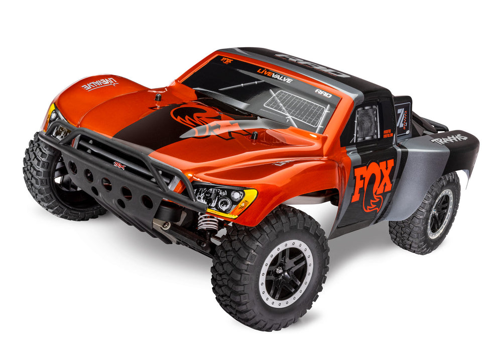 Traxxas 58076-74 1/10 2WD Slash VXL Brushless with 272R Transmission - FOX Racing