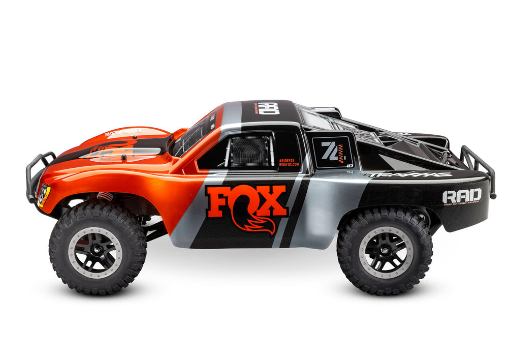 Traxxas 58076-74 1/10 2WD Slash VXL Brushless with 272R Transmission - FOX Racing