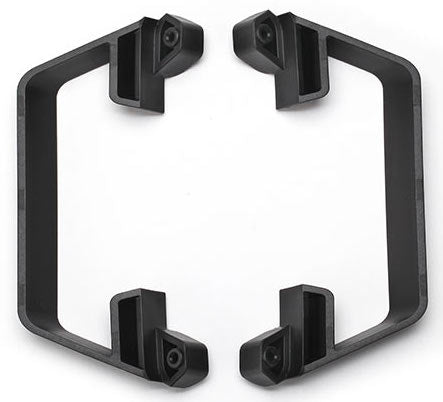 Traxxas 5833 Black Nerf Bars for 2WD Low Center of Gravity LCG Slash Raptor