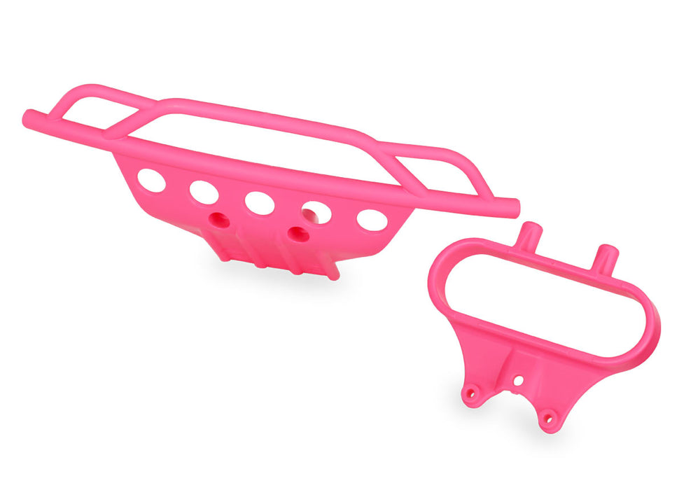 Traxxas 5835P Pink Front Bumper and Mount for 2WD Slash and Raptor