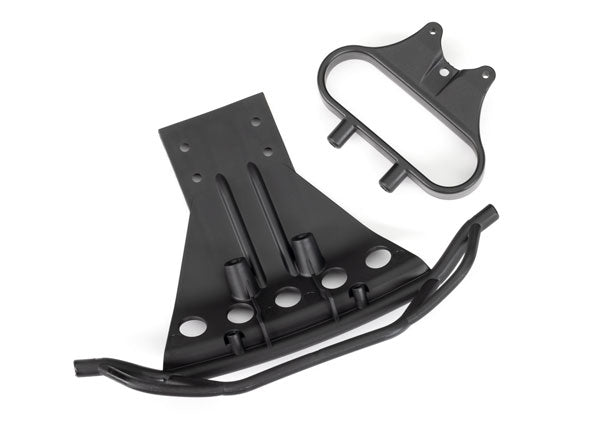Traxxas 5835X Black Front Bumper and Mount for Slash 2WD with Light Kit
