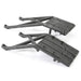 Traxxas 5837 Black Front and Rear Skidplates for 2WD Slash and Raptor